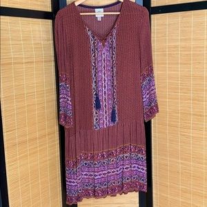 Bohemian Print Dress